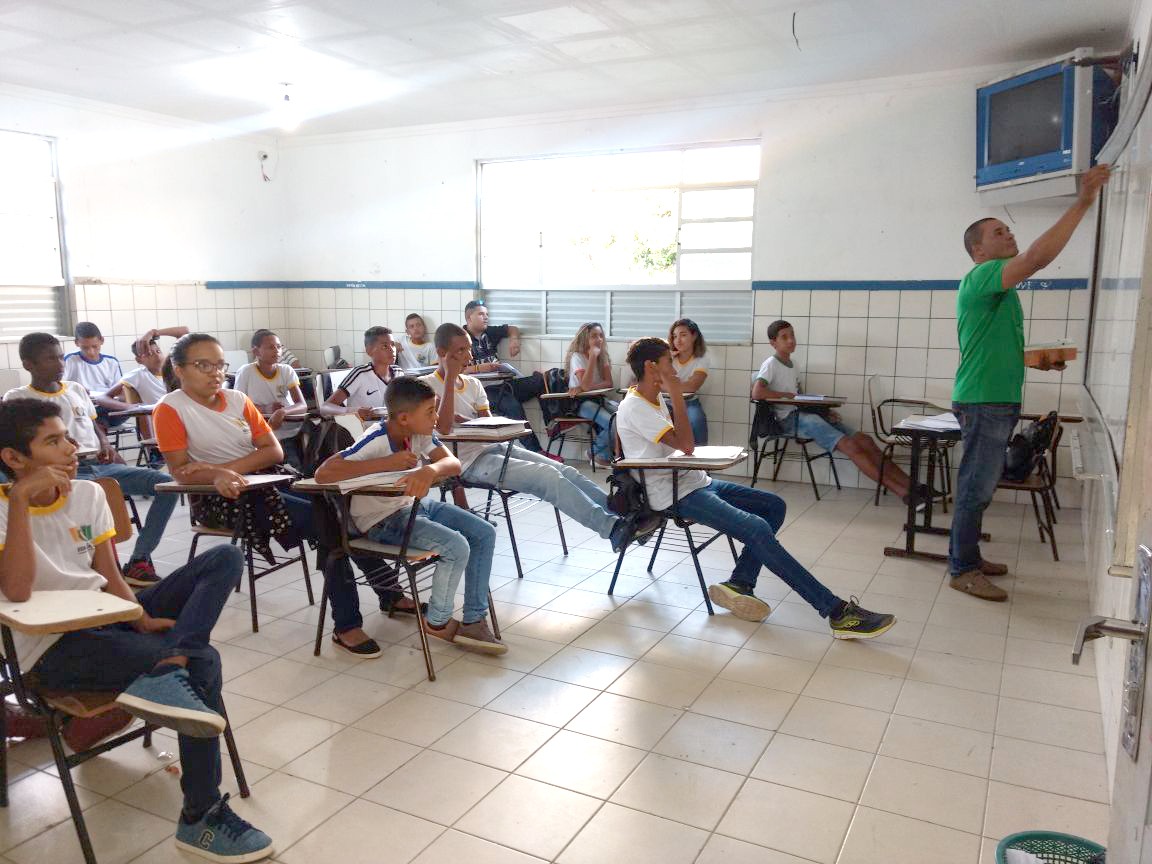 Estudantes participantes do Praseguir na Rede Muni