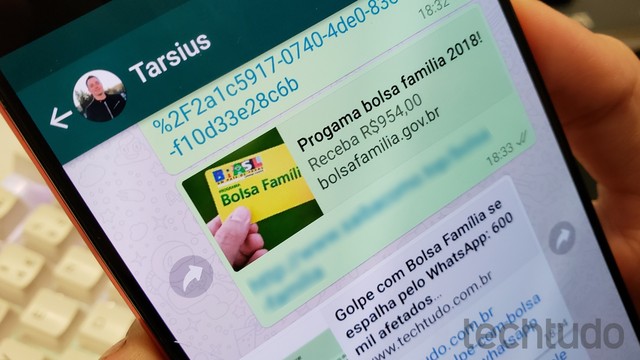 Golpe no WhatsApp utiliza nome do Bolsa Família pa