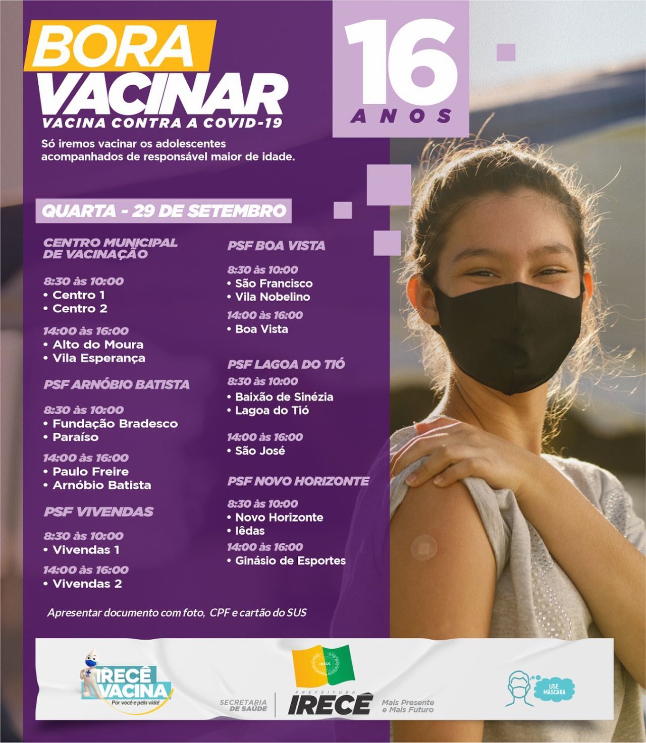 Quem aí tem 16 anos? A espera acabou!